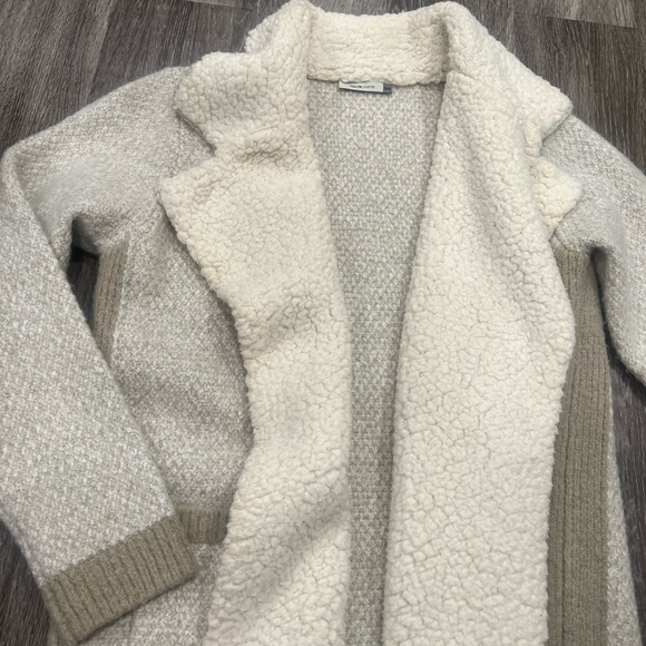 Cute cozy knit cardigan Sherpa - Picture 2 of 6